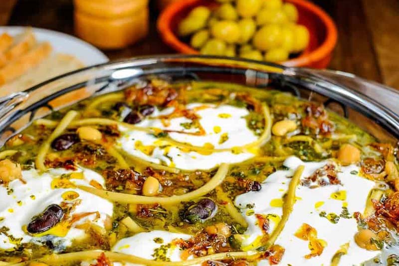 comida irani,Ash e Reshteh  los mejores platos para comerse Iran