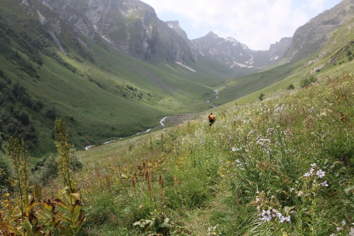 trekking en Caucaso, Racha  Georgia , Udziro, Chiora y bubba Glaciar